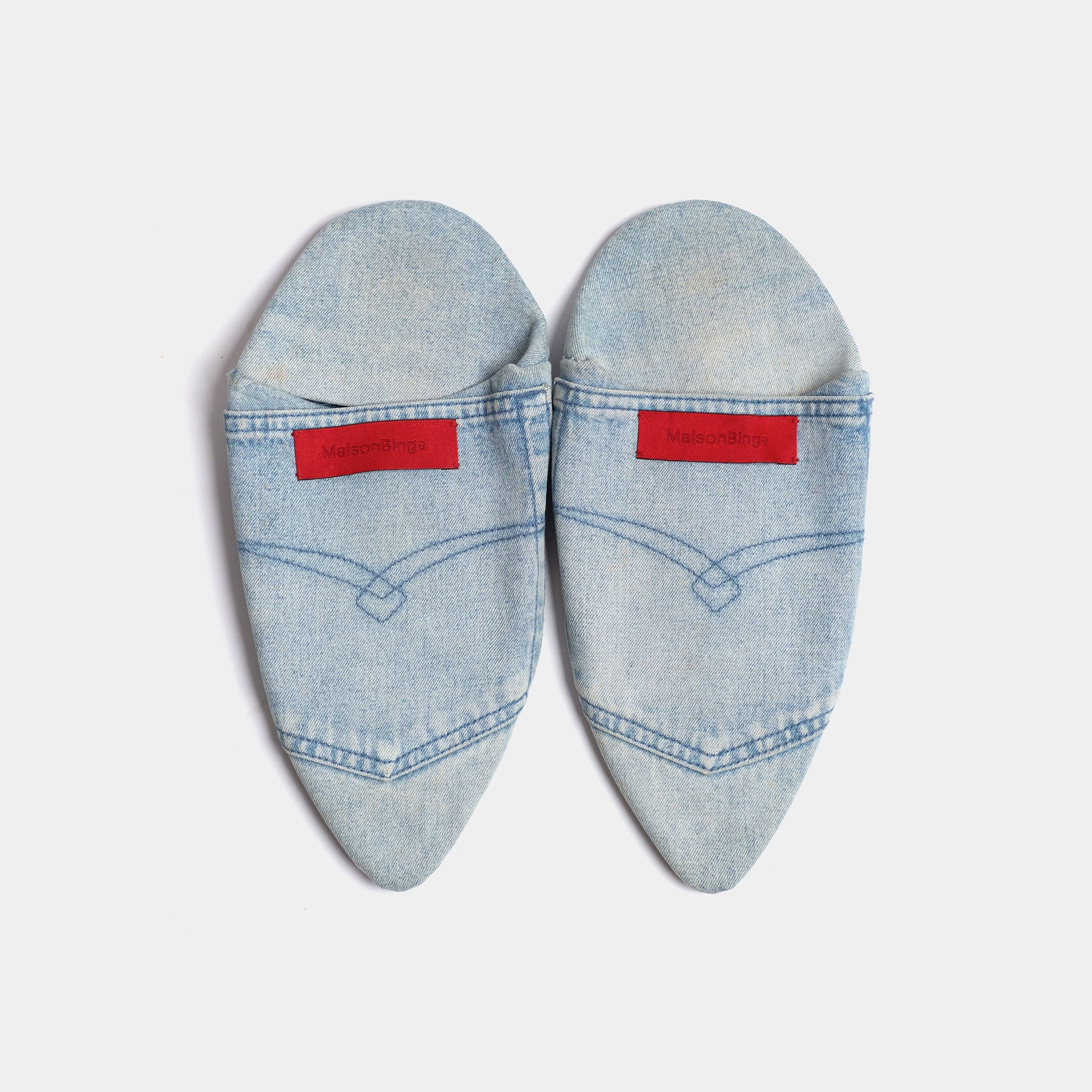 RAW DENIM BABOUCHE
