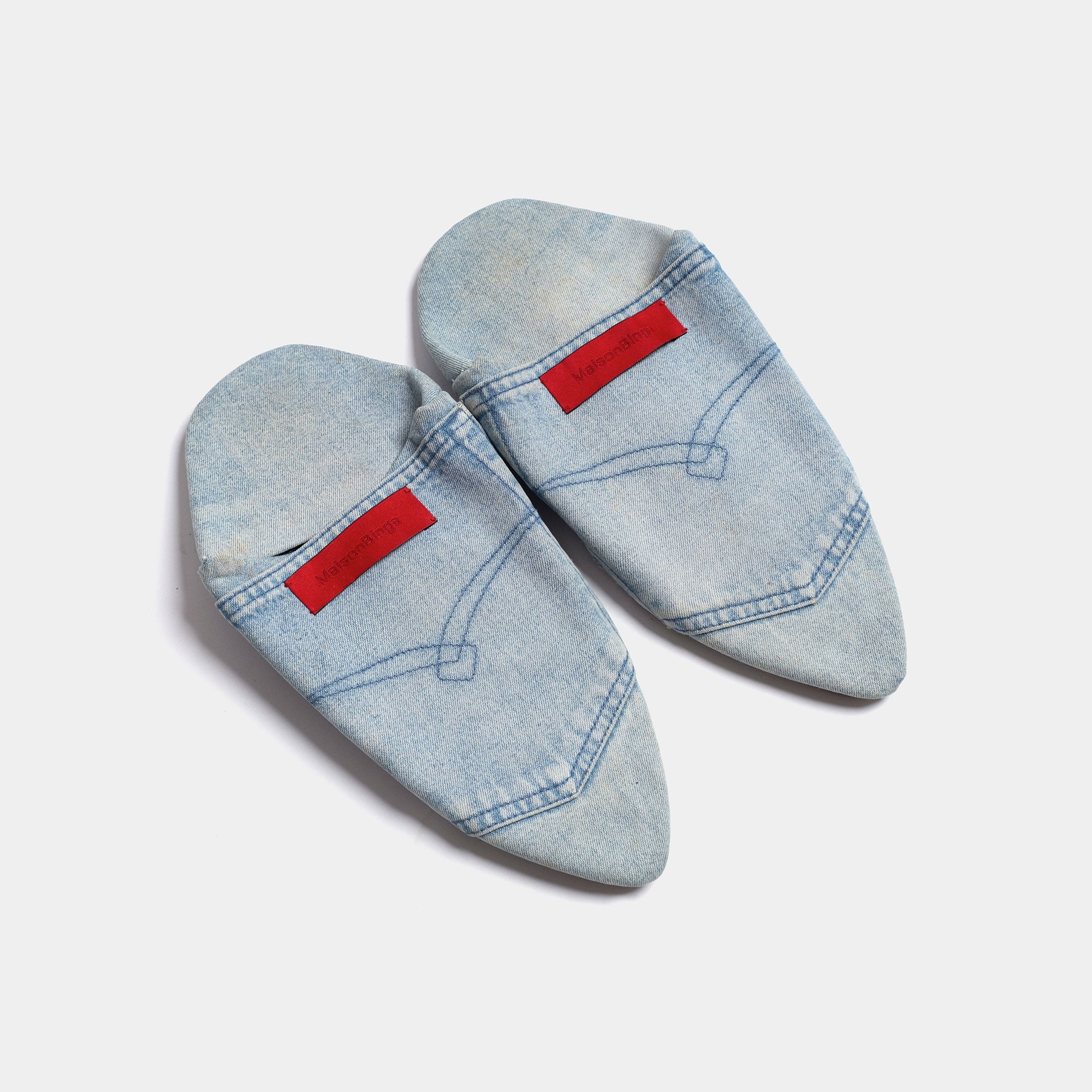 RAW DENIM BABOUCHE